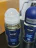妮维雅（NIVEA）男士爽身走珠液温和干爽腋下抑汗净味不黏腻学生礼物送男友 【抑汗洁净】男士黑白走珠双支 实拍图