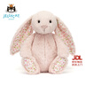 Jellycat害羞乳白色邦尼兔动物毛绒玩偶安抚玩偶娃娃送礼生日礼物 花布胭脂粉色邦尼兔（彻蕊） Medium 实拍图