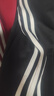 阿迪达斯（adidas）长裤男女春季宽松透气直筒裤跑步运动防风休闲裤  黑白 L 实拍图