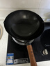王源吉铁锅无涂层炒锅家用精铸铁燃气煤气灶适用老式不粘炒菜锅 30cm 实拍图