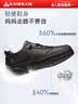 足力健老人鞋春秋款透气女鞋正品小皮鞋软底舒适便捷中老年一脚蹬妈妈鞋 实拍图