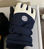 目丸保暖手套男女户外冬天骑行防寒风加绒厚触屏女防水冬季棉滑雪手套 1#黑色 深度暖手套-男款 实拍图