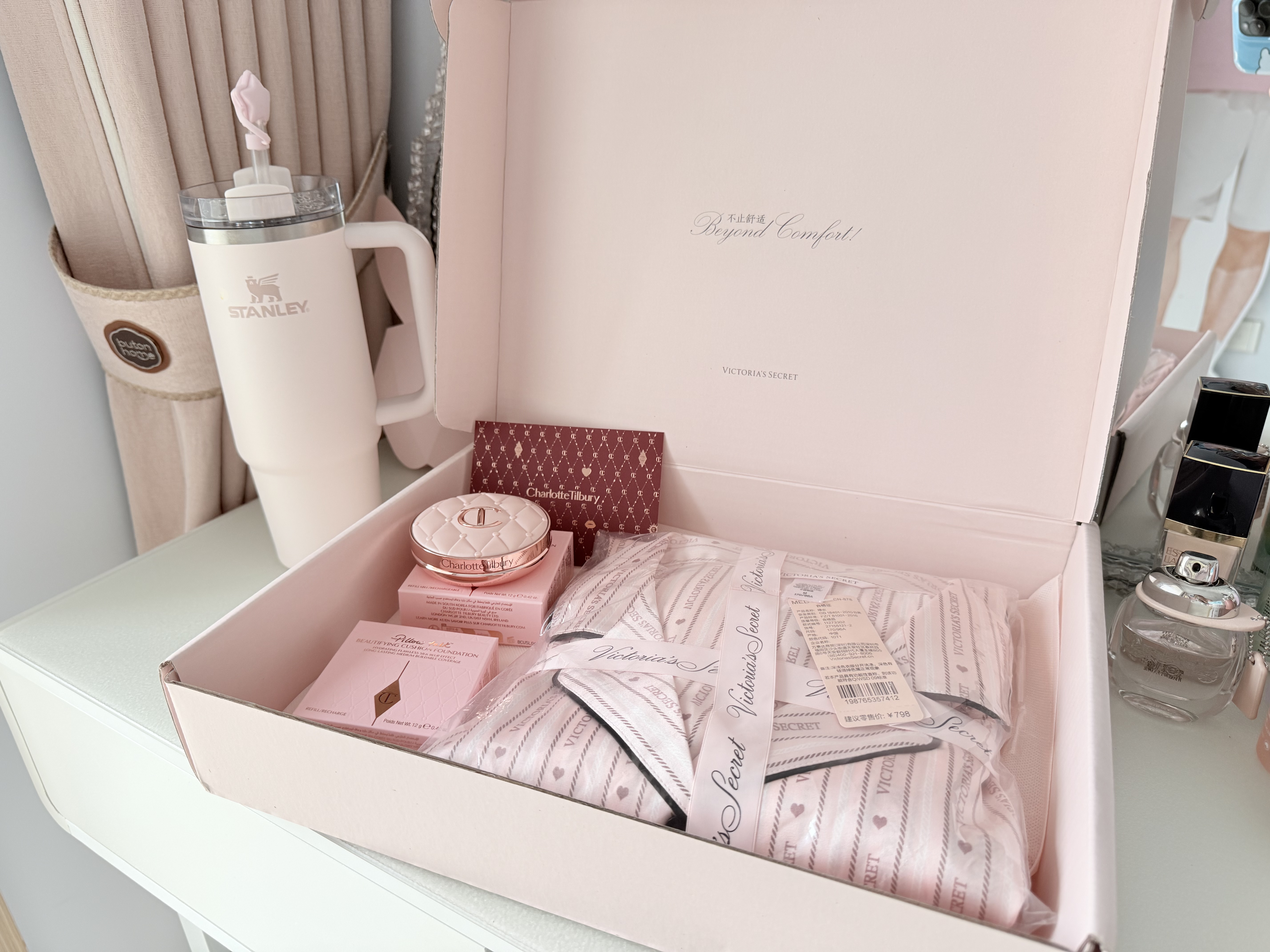 Charlotte Tilbury【梓渝同款】CT枕边话晶丝梦颜气垫粉底液2C 12gCT气垫生日礼物 实拍图