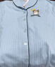 诺宜（NuoYI）月子装月子服哺乳衣纯棉孕产妇家居服睡衣J38158条纹蓝色XL 实拍图
