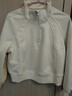 蕉内（Bananain）【刘浩存同款】非常服503Relax女士半拉链卫衣显瘦洋气秋冬外套 象牙白 M 实拍图