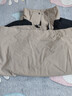 东方骆驼（EASTERN CAMEL）情侣三合一冲锋夹克男女装户外运动外套防风衣 卡其色单衣 3XL  实拍图