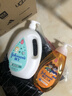 强生（Johnson）洗护套装 牛奶沐浴露1kg+净润洗发水500g儿童青少年控油蓬松保湿 实拍图
