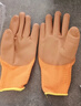 贸正 浸胶劳保手套10双 毛圈加绒加厚橡胶皮半挂防寒保暖耐磨工地干活冷库300#正品行货 实拍图