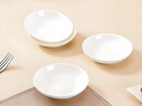 斯凯绨（Sky Top）盘子骨瓷吃碟家用陶瓷小调味碟纯白餐具酱油醋碟4英寸4件套装 实拍图