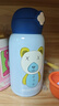 杯具熊（BEDDYBEAR）儿童上学专用保温杯316不锈钢双饮保温壶男女宝宝学生喝水杯子 四叶草熊-三盖630ml 实拍图
