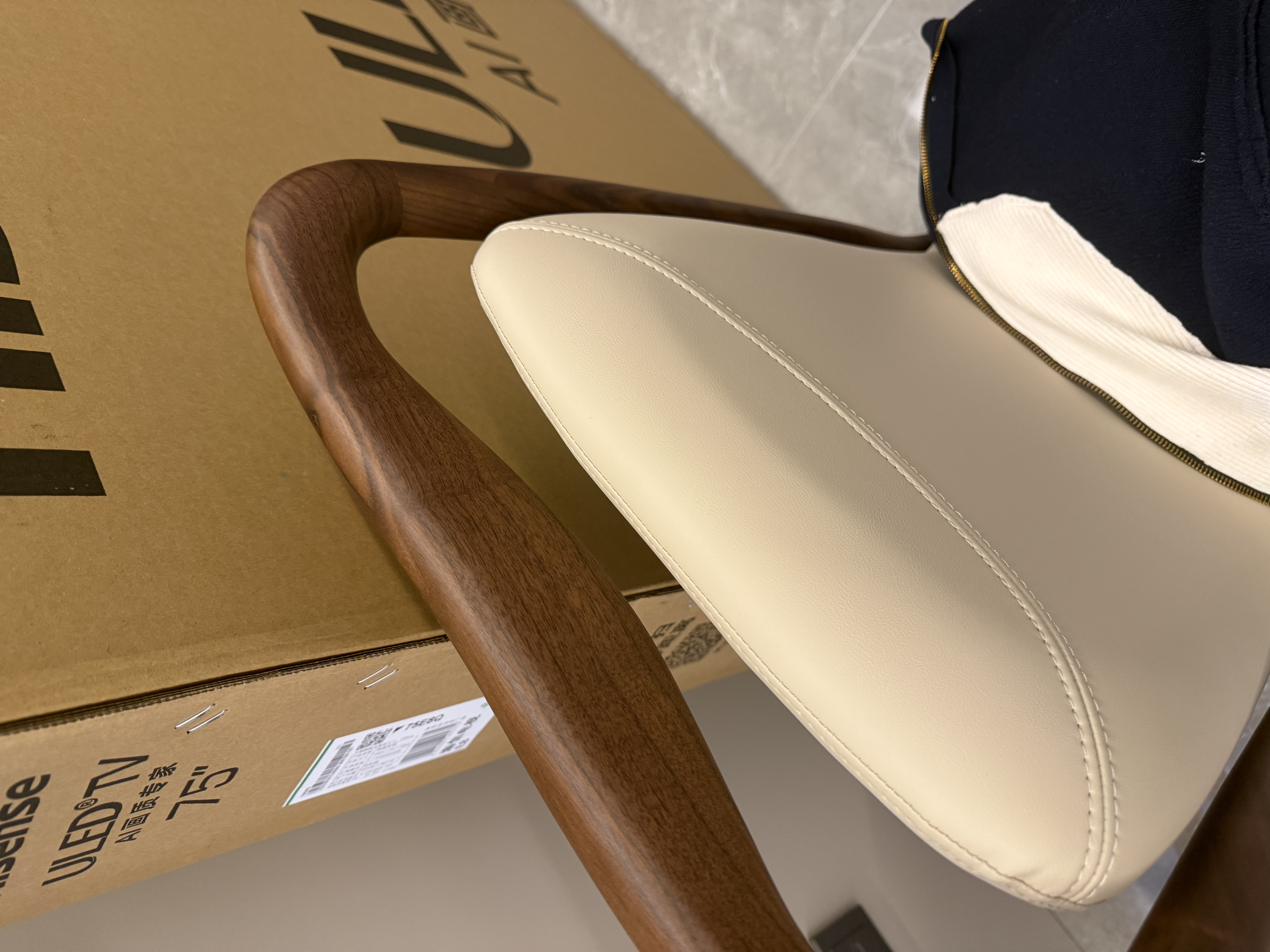 寻木之旅实木餐桌椅组合北美黑胡桃木餐桌家用小户型吃饭桌子 120*80*76cm 单桌 实拍图