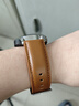 CangHua 适用小米watchS5表带xiaomi Watch5/S4/S3/S1/S2/S1Pro/color2手表带小牛皮真皮男款腕带 棕色 实拍图