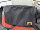 Lee男士斜挎包潮牌休闲单肩包女户外运动大容量挎包 黑色 实拍图