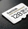 闪迪（SanDisk）128GB TF（MicroSD）4K内存卡 行车记录仪 监控摄像头专用 循环录制10,000小时 高耐用存储卡 实拍图