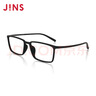 睛姿（JINS）含镜片近视眼镜男士小方框休闲文艺TR轻量可加防蓝光MRF18S245 97亚光黑色 实拍图