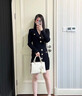 Colin Kolly 科林科莉奢侈包包女包生日礼物送女友老婆2026新款情人节斜挎手提真皮包 （代写贺卡）2301米白-京东空运 520情人节精美礼盒装 实拍图