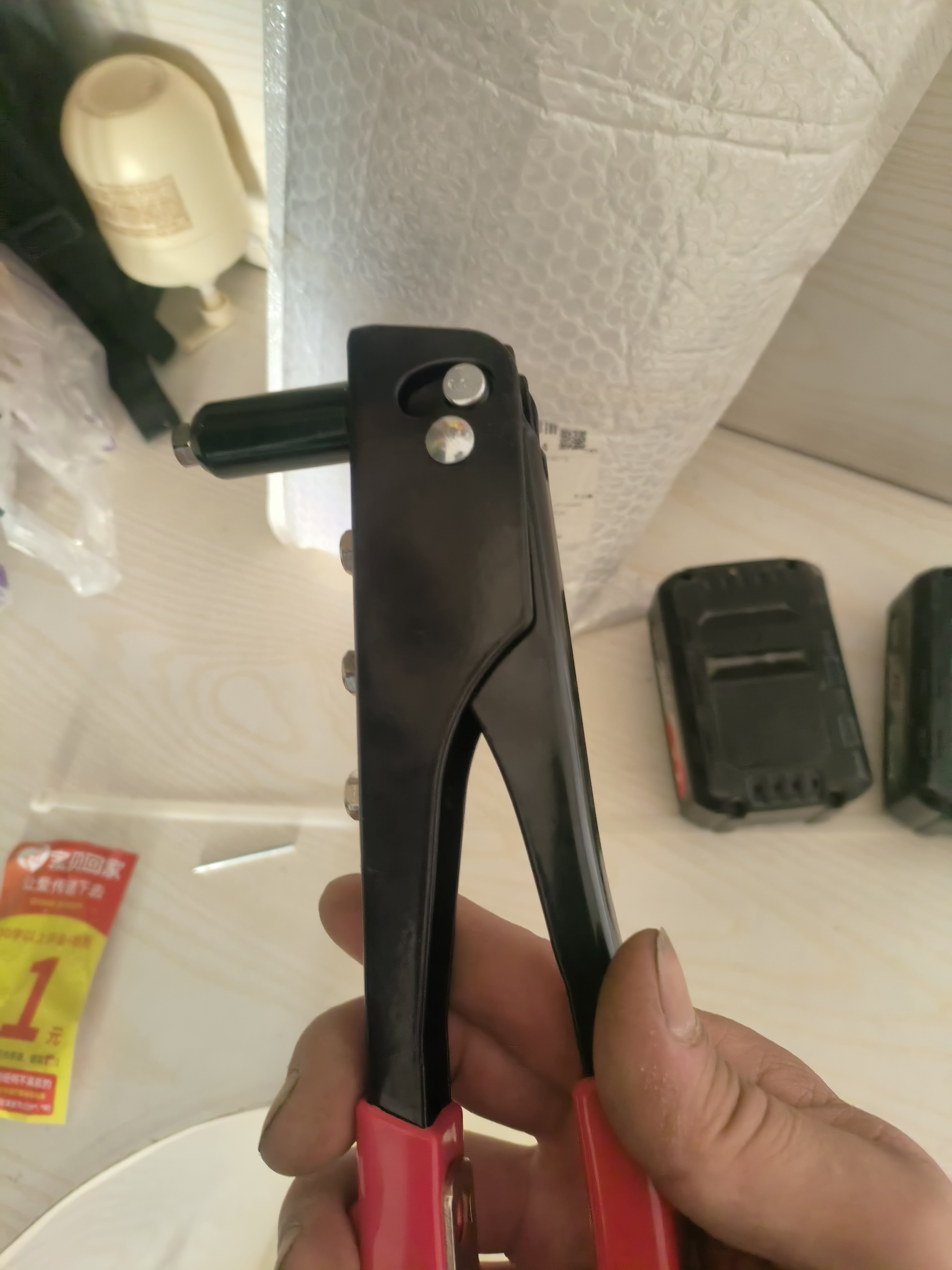 拉铆钉枪抽芯铆钉工业级拉帽枪单手便携拉钉家用小铆钉枪 单把铆钉枪+200铆钉 实拍图