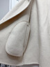 香影双面呢羊毛大衣女2025冬季新款呢子中长款高级感白色毛呢外套 米白 S 155/80A/85-95斤 实拍图