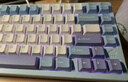WOB rainy75客制化键盘三模铝坨坨机械键盘cnc电脑无线蓝牙游戏电竞外设雨 雪月蓝-电泳-RGB/雪顶可可轴/冰晶 实拍图