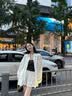 CHUJIE白色短裤女夏季外穿五分裤休闲短裤运动热裤休闲裤高腰沙滩裤宽松 日系棉感麻纹短裤【白色】 L 建议105-120斤 实拍图