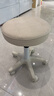 卓博凳子吧台椅升降椅美容凳滑轮凳转椅圆凳椅子BT33米白 实拍图