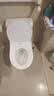 箭牌（ARROW）卫浴超大冲力喷射虹吸式加大加粗管径无棱内壁马桶缓降盖板坐便器 暴风劲冲无棱内壁大管径12634 305mm 实拍图