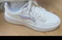 李宁（LI-NING）女鞋板鞋2026秋季新款增高百搭鞋子女款运动鞋初高中生休闲小白鞋 云雾白/海盐紫（元宝） 38 实拍图