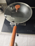 炊大皇铁锅家用无涂层不锈炒锅燃气灶专用炒锅炒菜锅平底锅极铁锅32cm 实拍图