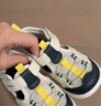 江博士学步鞋运动鞋春季男女儿童透气童鞋板鞋2B14A1004BM黑/灰/米26码 实拍图
