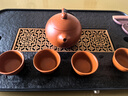 藏壶天下正宗宜兴原矿朱泥西施紫砂壶小容量纯手工茶壶茶具家用泡茶壶 一壶六杯套装 220ml 实拍图