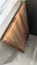 双枪乌檀木擀面板切菜板实木家用面板揉面和面案板大号70*45*2cm 实拍图