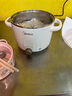 美的（Midea）电煮锅 0涂层不锈钢 宿舍小电锅 多功能家用宿舍泡面小火锅 2.6L蒸煮一体电热锅 XZC2066G 配蒸笼 实拍图