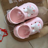 牧童儿童拖鞋夏男宝宝洞洞鞋软底女童卡通洗澡婴幼儿家居鞋萌兔粉170 实拍图