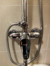 四季沐歌精铜龙头淋浴花洒套装枪灰增压花洒喷头全套手持花洒浴室淋浴器 【电镀款】精铜主体+雨幕顶喷A109 实拍图