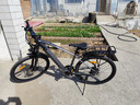 永久锂电池助力电动自行车禧玛诺变速超长续航山地车男女士双碟刹单车 F58摩天灰【助力续航约20-30KM】线碟 26英寸 实拍图
