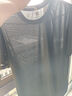 真维斯（Jeanswest）冰丝短袖T恤男夏季纯色体恤衫宽松大码运动健身半袖男士速干上衣 实拍图