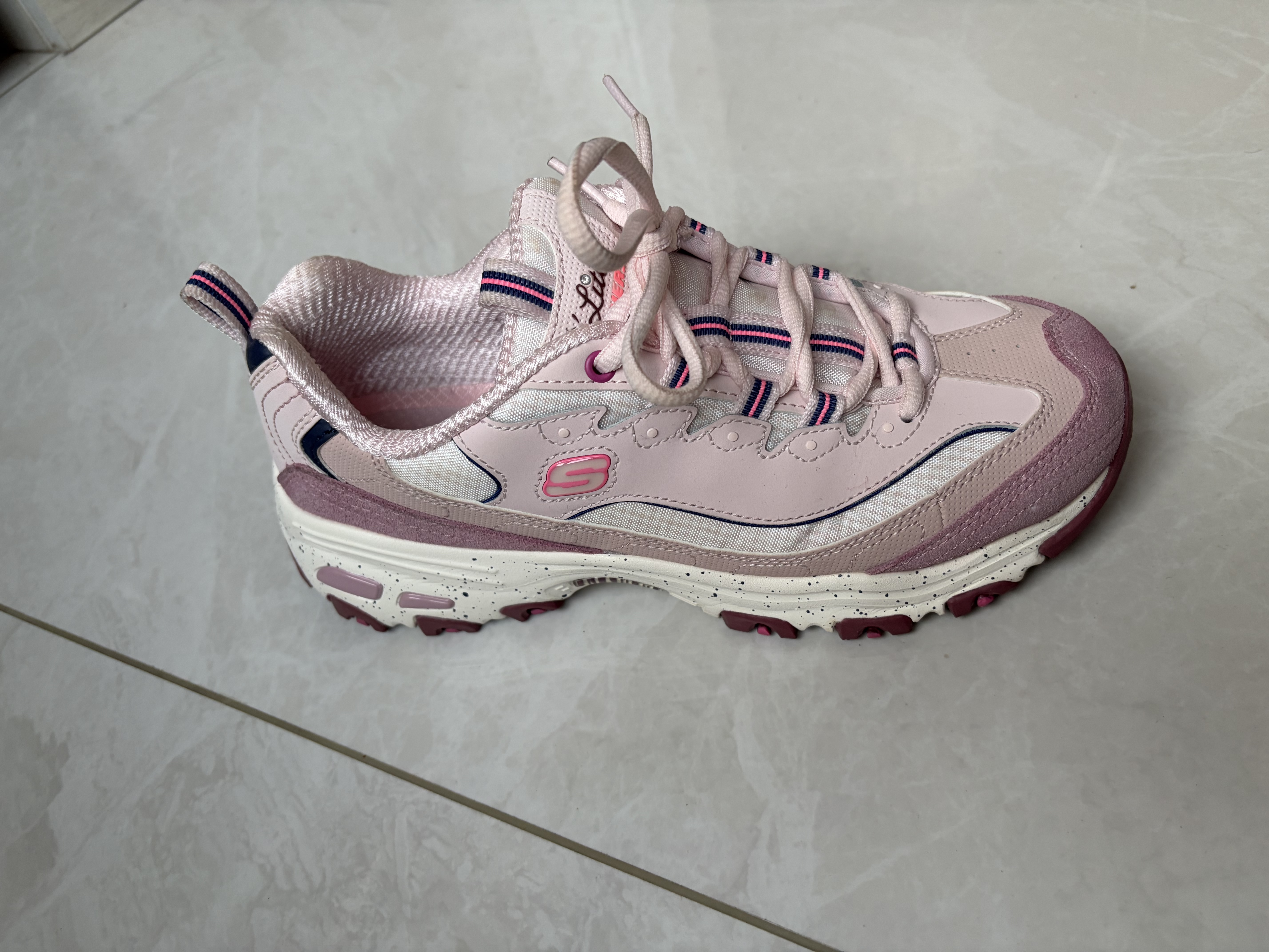 斯凯奇（Skechers）星空熊女鞋夏季熊猫鞋厚底老爹鞋软底百搭休闲运动鞋 实拍图
