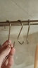 多用不锈钢S型挂钩壁挂浴室厨房S形挂钩柜门门后S钩s勾小钩子 中号 5个装 实拍图