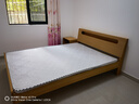 图柔【顺丰闪发】床实木床现代简约双人床主卧大床单人床出租床 单床+5CM床垫+床头柜*1个 1.5*2米 框架结构 实拍图