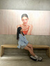 CAMILA KSENIA老爹鞋女士2026年新款夏季休闲跑步鞋百搭厚底增高网面透气运动鞋 灰蓝色 36 实拍图