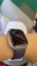适用applewatch硅胶保护壳S11边框壳iwatchS10/se代半包软壳硬壳41mm/45mm苹果手表表带防摔 半包软壳-透明 iwatchS10/11【42mm表盘】 实拍图