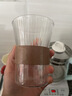 京东京造 咖啡杯 手冲挂耳玻璃泡茶水杯子牛奶杯330ml 实拍图