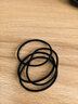 优家（UPLUS）黑色加粗发绳30根皮筋扎头发发圈高弹力扎头绳发饰皮套 实拍图