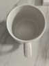 品喻（PINYU）石纹情侣马克杯个性陶瓷大容量办公室家用简约生日礼物500ml白色 实拍图