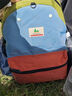 SHUKIKU儿童书包防泼水1-3年级学生书包超轻透气户外旅游双肩包橙红M+码 实拍图