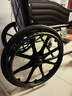 怡辉（YIHUI）轮椅轻便可折叠老人专用出行小型便携式年轻人骨折护理小轮可自推 实拍图