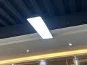 真有材 LED长条灯办公室工业长方形工程平板吊线灯商场超市店铺健身房灯 黑框白光1.2米*30厘米-72瓦圆角 实拍图