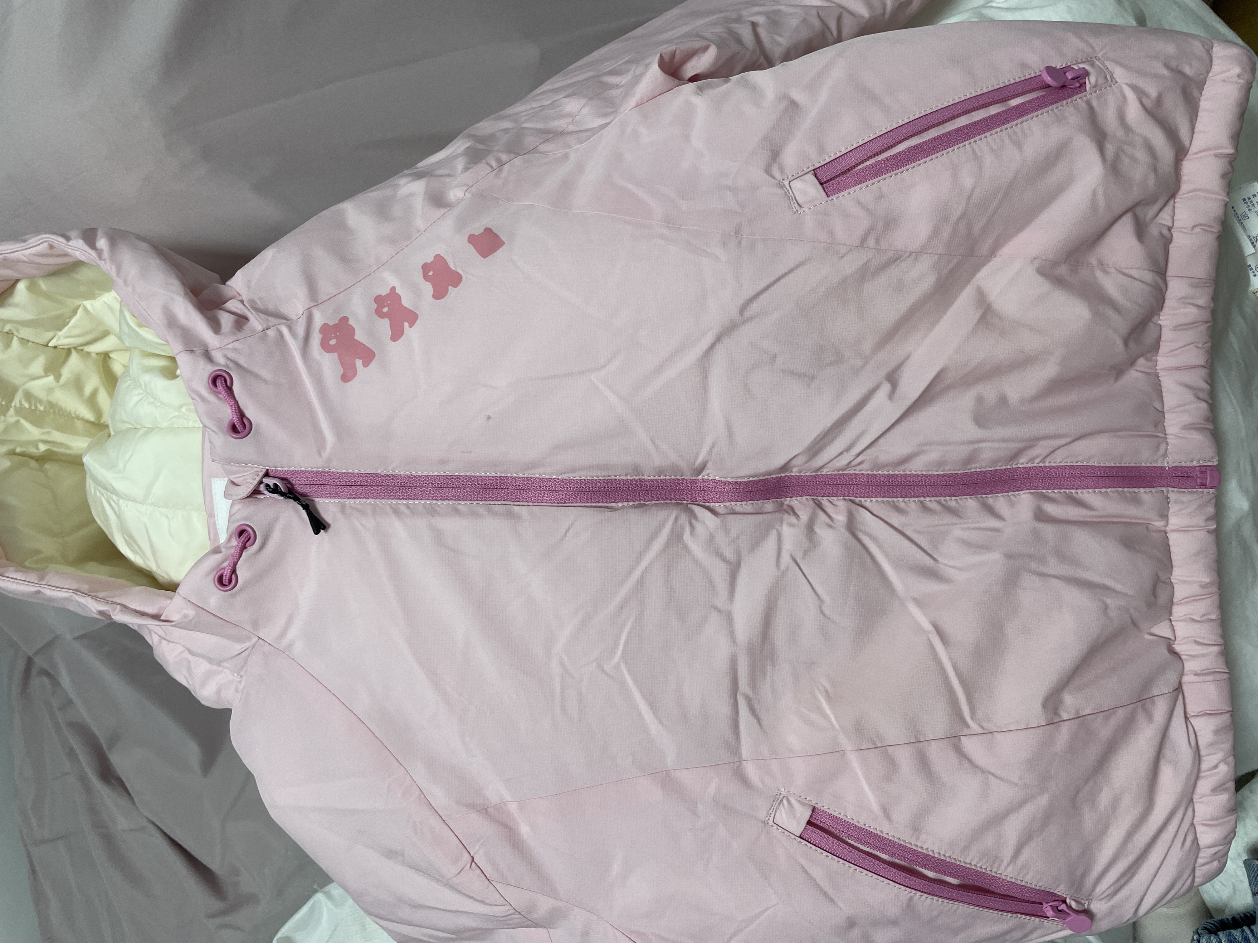 巴拉巴拉童装儿童棉服女男幼童外套秋冬装三防加厚保暖萌208425106204 实拍图