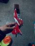 MINI AUTO战斗机航天飞机轰炸机歼十二十回力声音灯光合金飞机模型玩具 空 F35隐形战机 实拍图