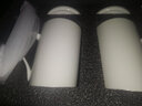 莲泽 陶瓷马克杯子礼盒情侣水杯送礼创意咖啡杯办公水杯带盖带勺子 【2条礼盒装】白色情侣对杯 实拍图